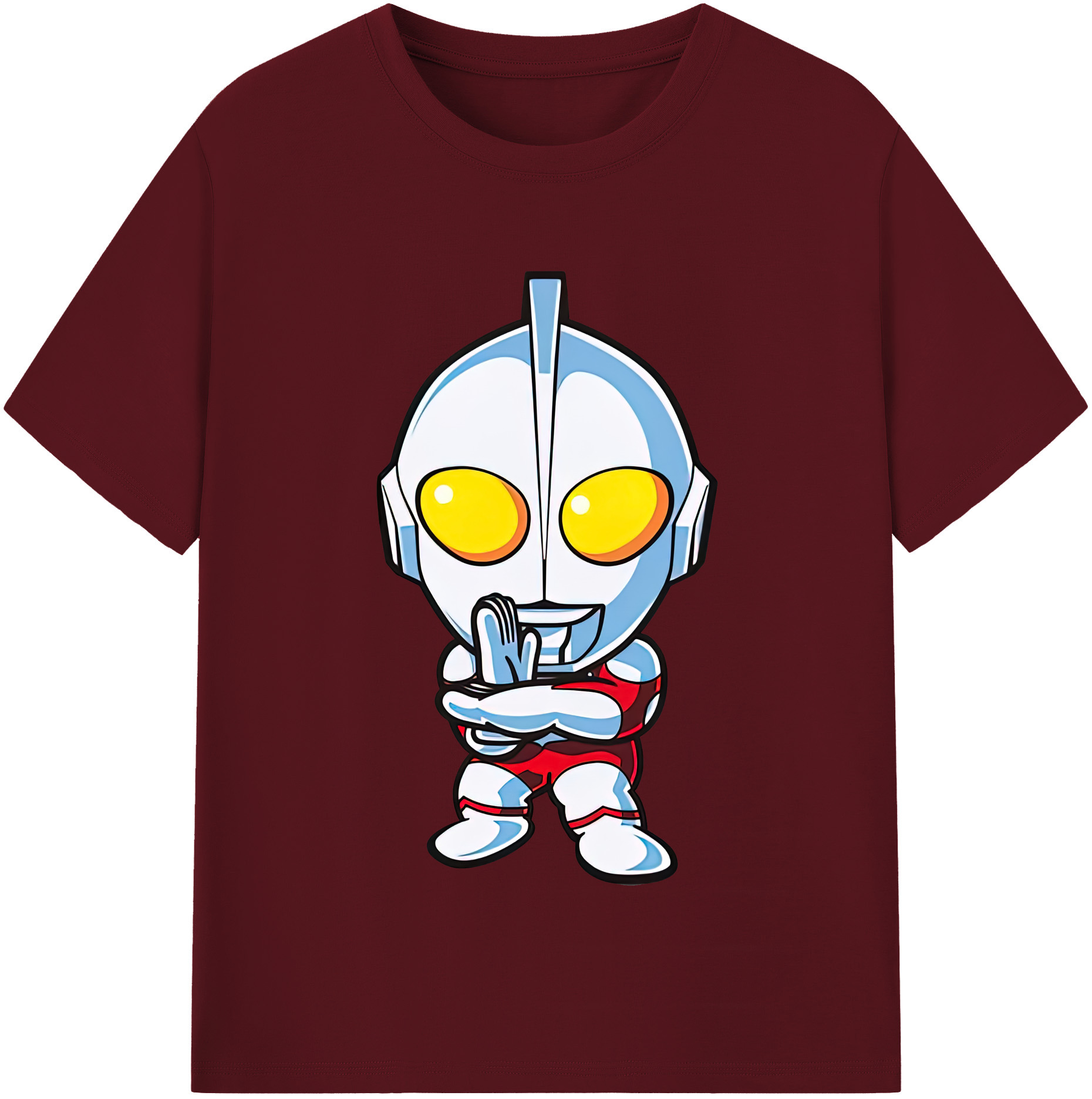 （画像用） ウルトラマン Ultraman 綿100％半袖Tシャツ（フロントプリント）
